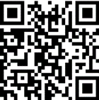 A qr code with a black and white backgroundDescription automatically generated
